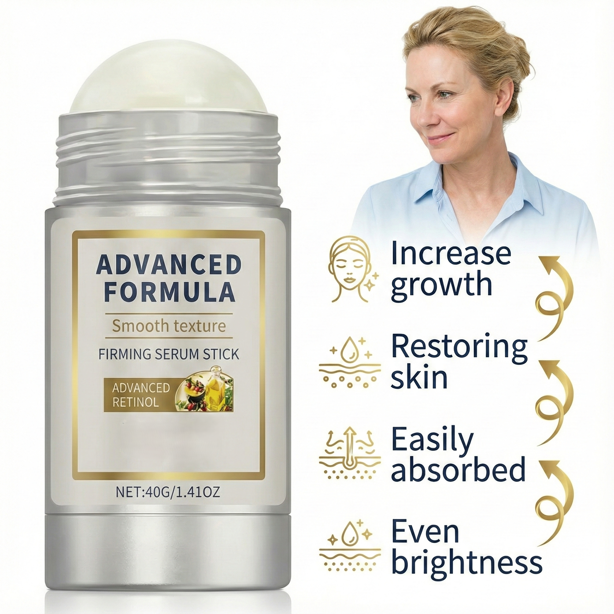 TIME STICK - ANTI AGING MULTI BALM (WRINKLE CARE) FOR LOOKING 10 YEARS YOUNGER&nbsp;